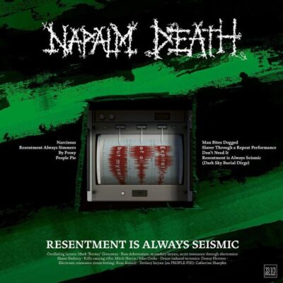 image article NAPALM DEATH diffuse une vidéo pour "Resentment Is Always Seismic - A Final Throw of Throes" !