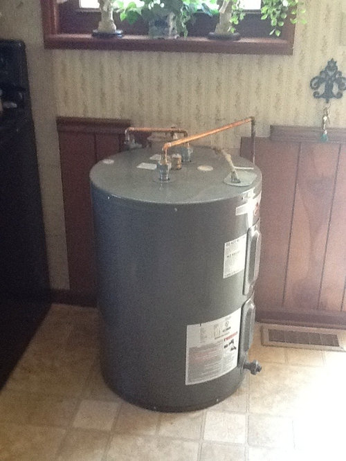 Need Help To Cover A Tabletop Hot Water Heater In The Kitchen
