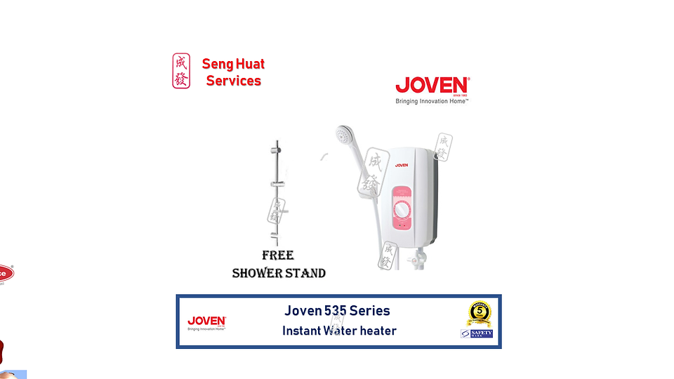 Joven 535 Series Instant Water Heater With Replacement Installation