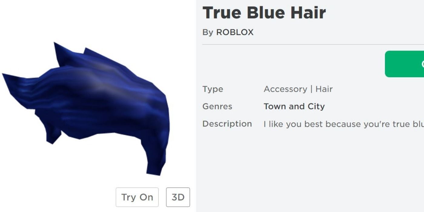 1. "Roblox Default Blue Hair" - wide 4
