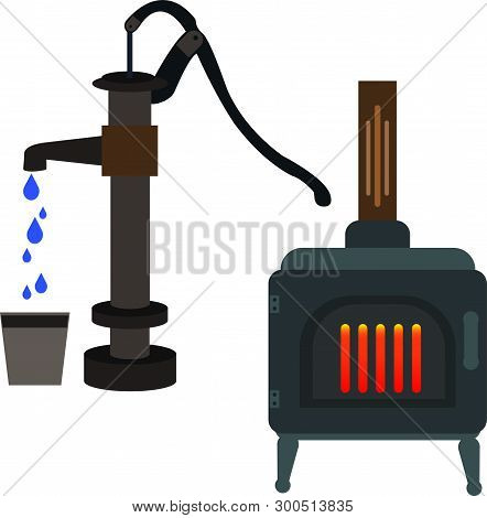 Plumbing Heating Logo Vector Photo Free Trial Bigstock