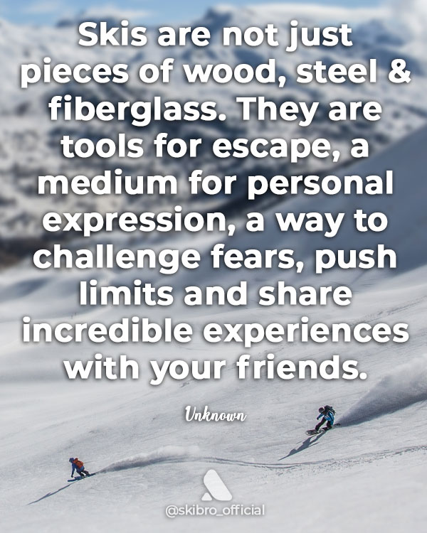 best inspirational ski quote