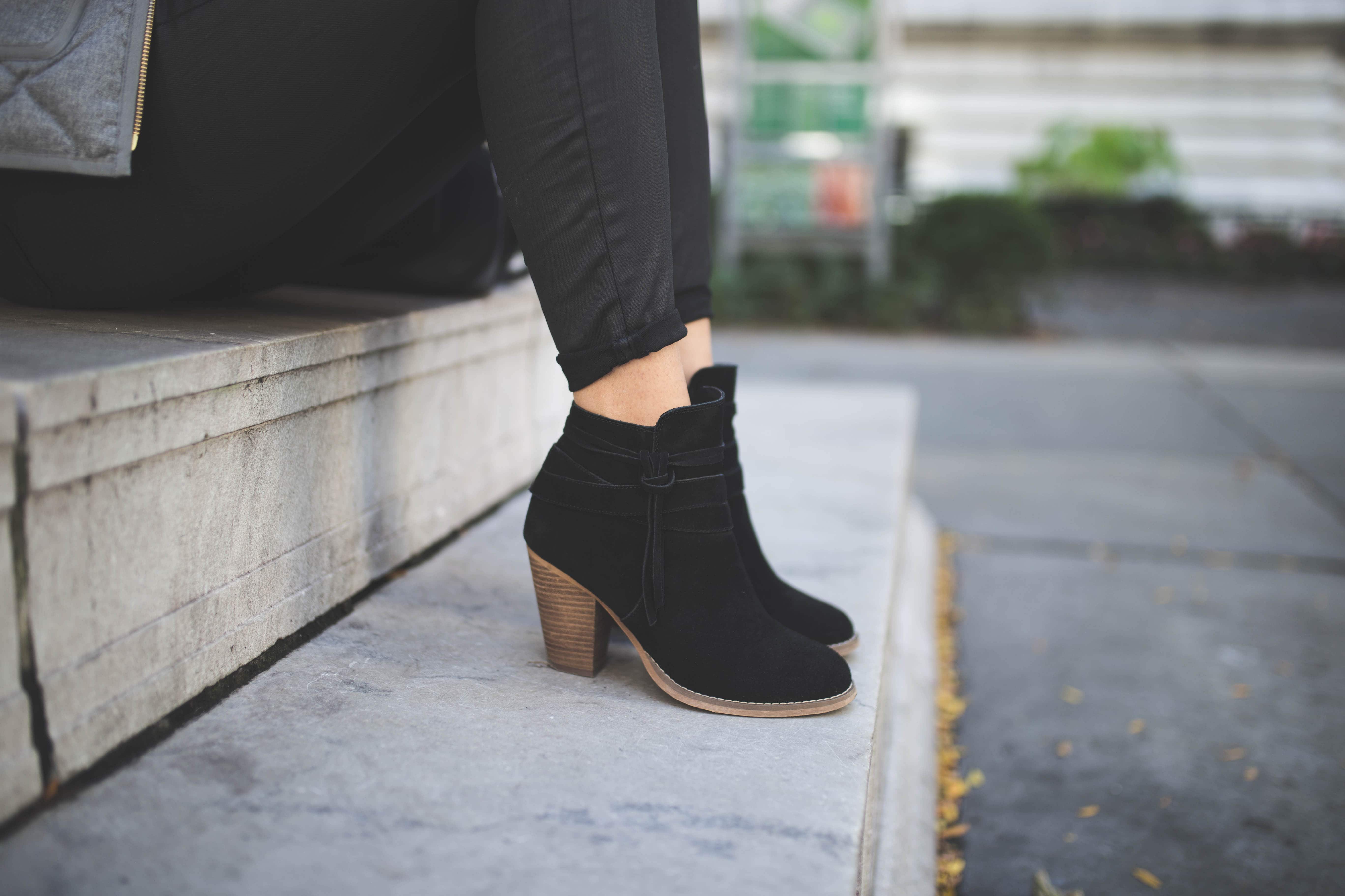SUEDE ANKLE BOOTIES Styled Snapshots