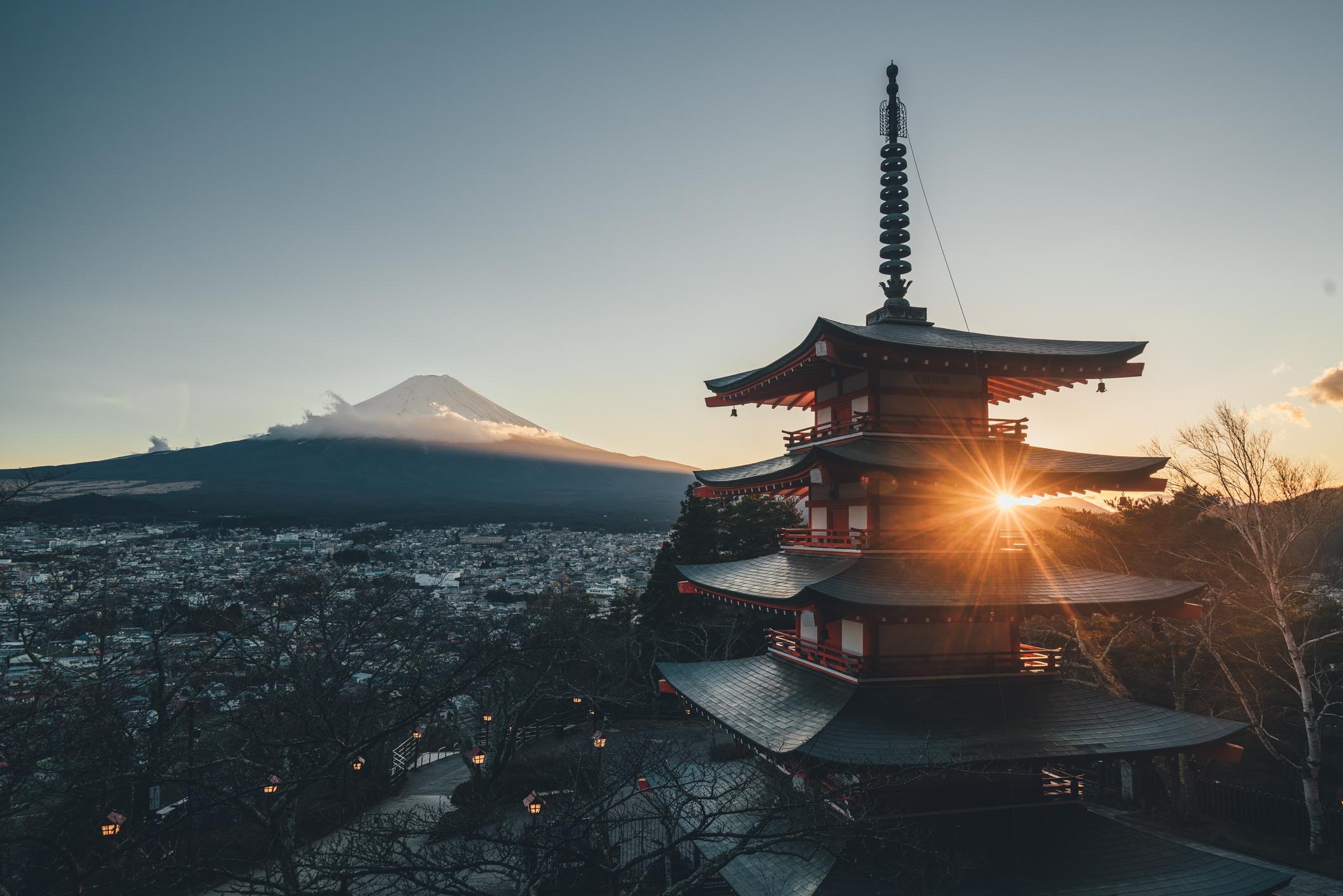 Chureito Pagoda Mount Fuji Japan 3