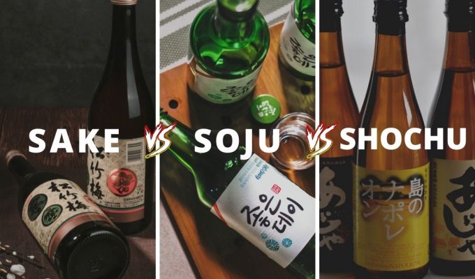 Sake vs Soju vs Shochu Difference