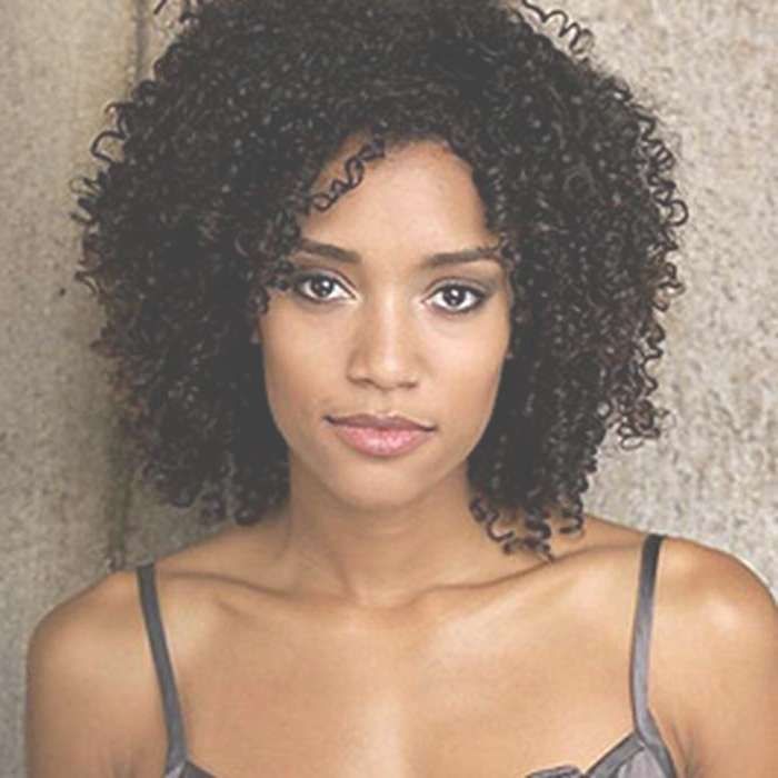 Featured Photo of Curly Black Medium Hairstyles