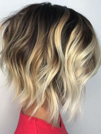 Featured Photo of Blonde Balayage Bob Hairstyles With Angled Layers
