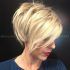 Short Ruffled Hairstyles With Blonde Highlights