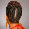 Cornrows Upstyle Hairstyles (Photo 15 of 15)
