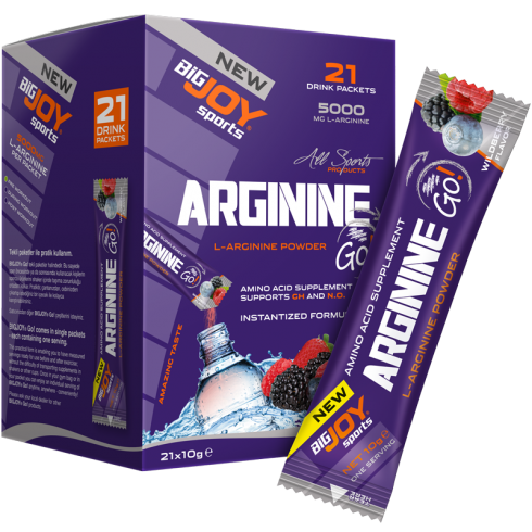 Big Joy Arginine Go! 21 Drink Packets Ürün Fotoğrafı