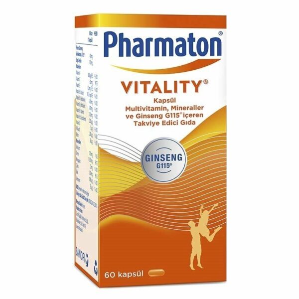 Pharmaton Vitality 60 Kapsül'ün Ürün Fotoğrafı