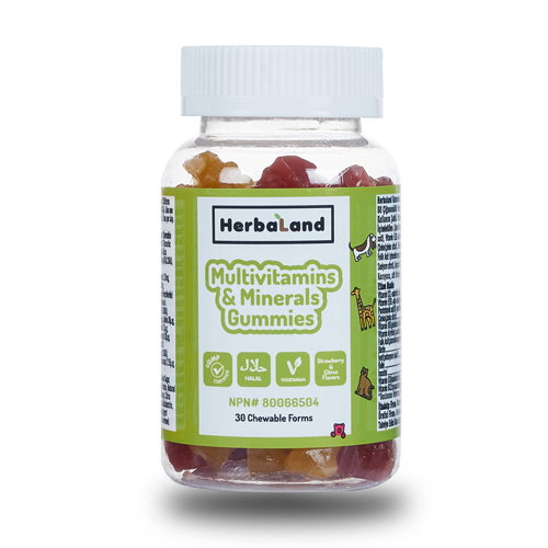 HerbaLand Kids Multivitamins & Minerals Gummies 30 Çiğnenebilir Form'un Ürün Fotoğrafı