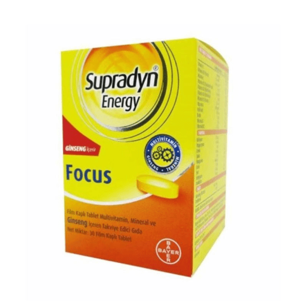 Supradyn energy focus 30 Tablet ürün fotoğrafı