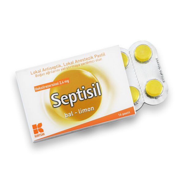 Septisil-bal-limon-16-pastil-takviyelik-urun-fotografi