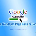 cara mendapatkan Page Rank di Google