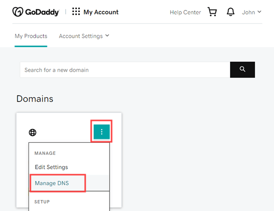 godaddy-domains-manage-dns