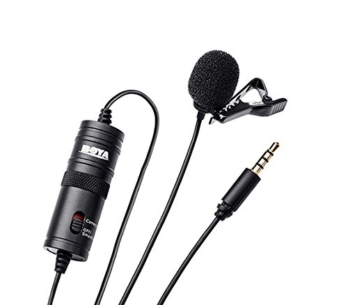 Boya BYM1 Omnidirectional Lavalier Condenser Microphone