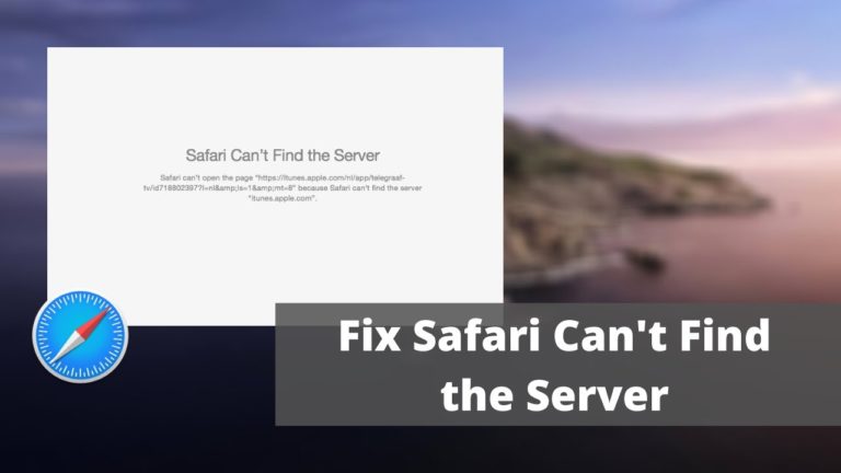 safari kann server nicht finden mac