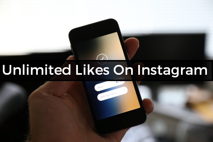 Unlimited likes on instagram