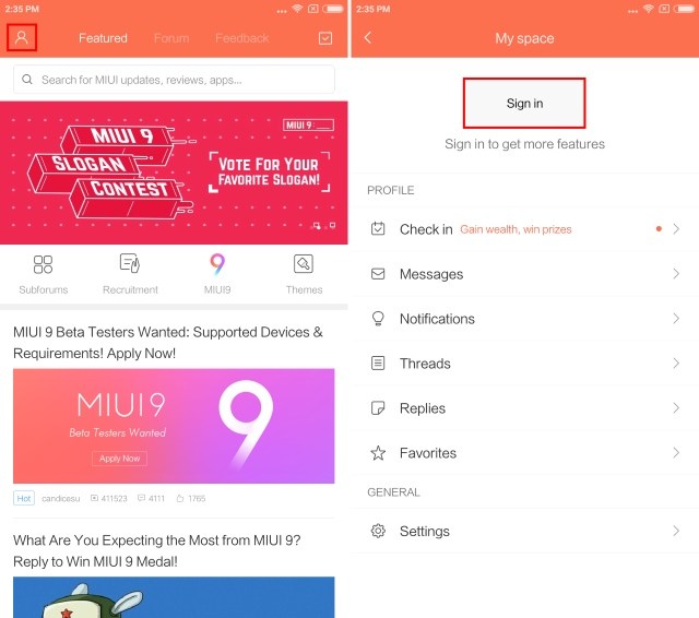 Install MIUI 9 Beta on Your Xiaomi Device