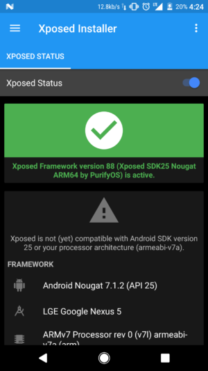 Install Xposed Framework on Android Nougat
