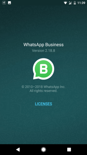 WhatsApp Business on Android