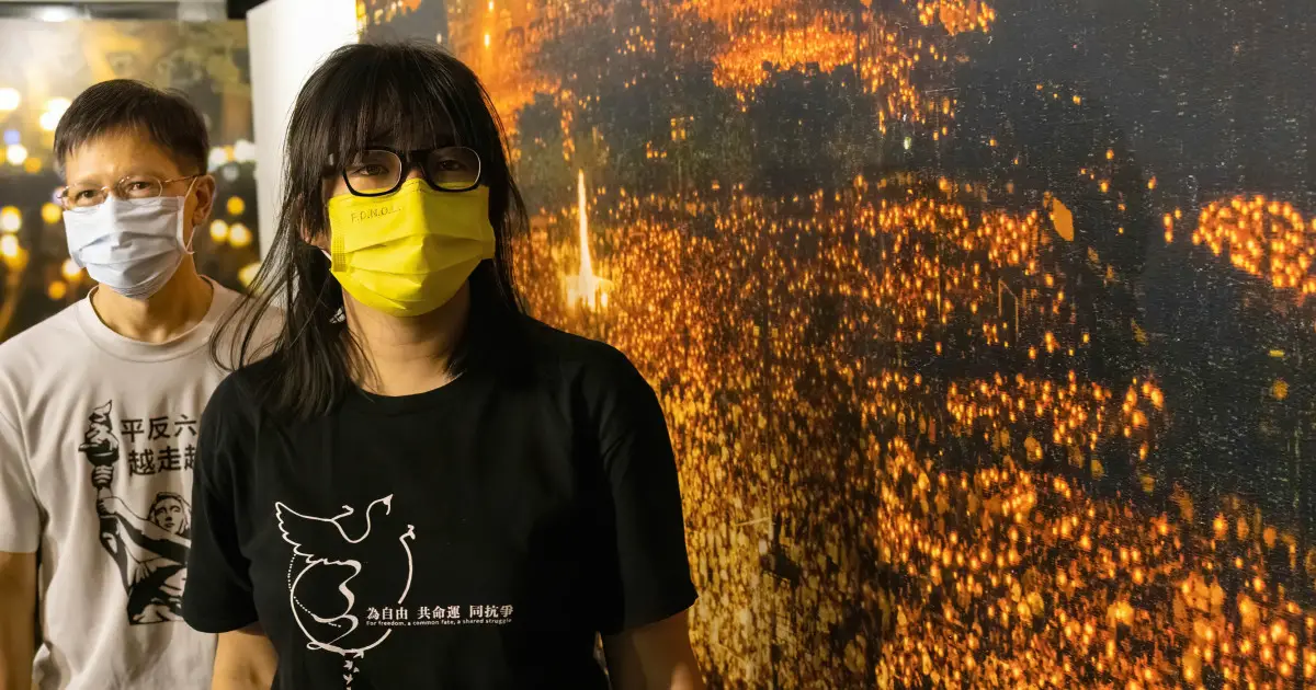 Hong Kong democracy activist is jailed in second Tiananmen vigil case