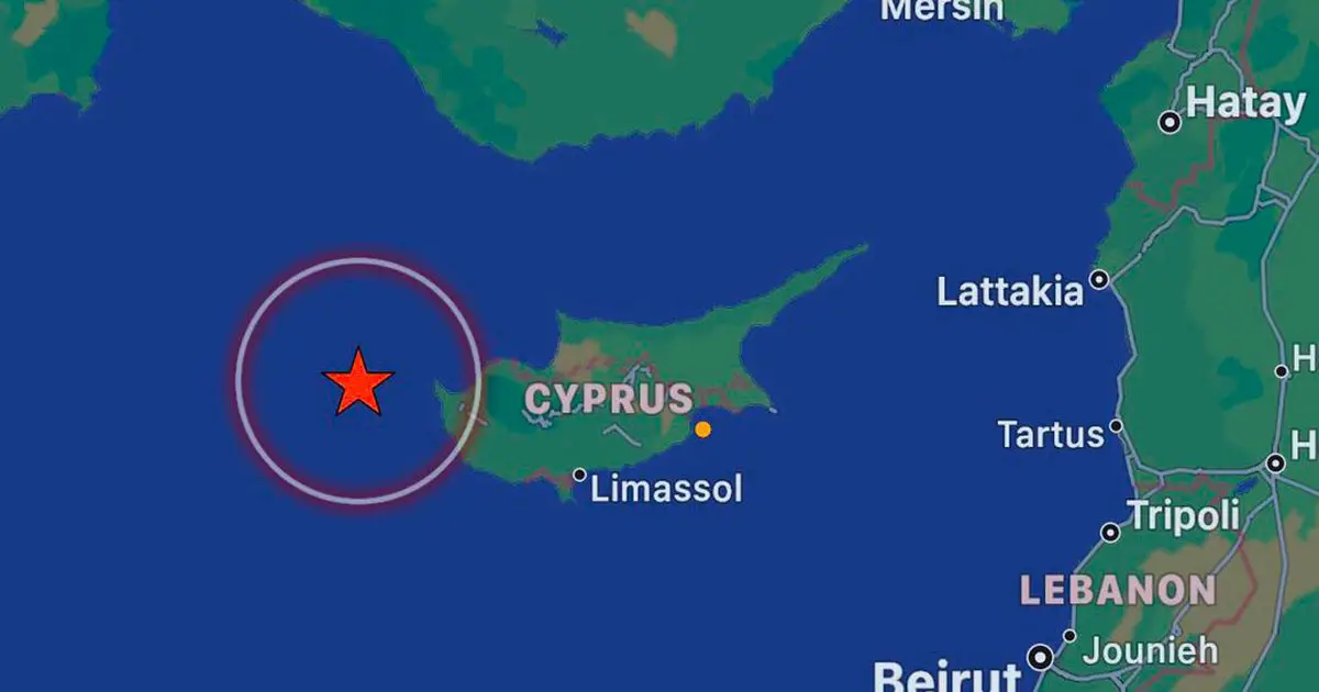 An earthquake measuring 6.3 rocks region around Cyprus