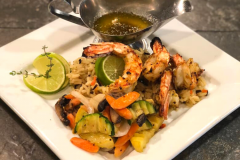 Grilled Shrimp & Veggies