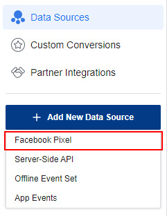Add Facebook Pixel on Facebook Business Manager