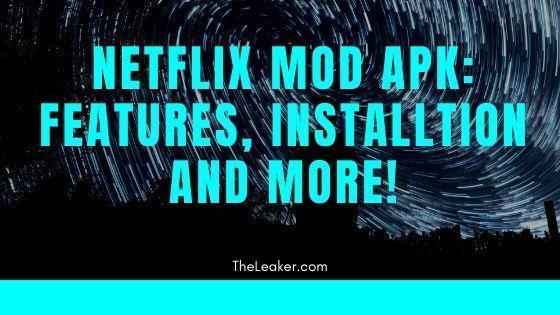 Netflix Mod Apk 7 38 1 Premium 4k Download Latest Version