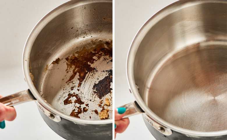 How to Clean Burnt Pan