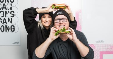 Odd Burger - COO Vasiliki McInnes and CEO James McInnes.
