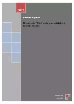 تحميل كتاِب histoire Algérie pdf رابط مباشر 