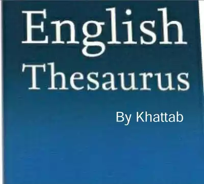 تحميل كتاِب English Thesaurus pdf رابط مباشر 