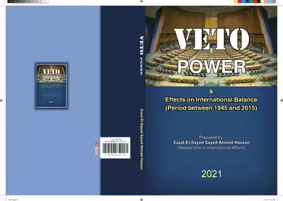 تحميل كتاِب Veto Power Effects on International Balance Period between 1945-2015 pdf رابط مباشر 