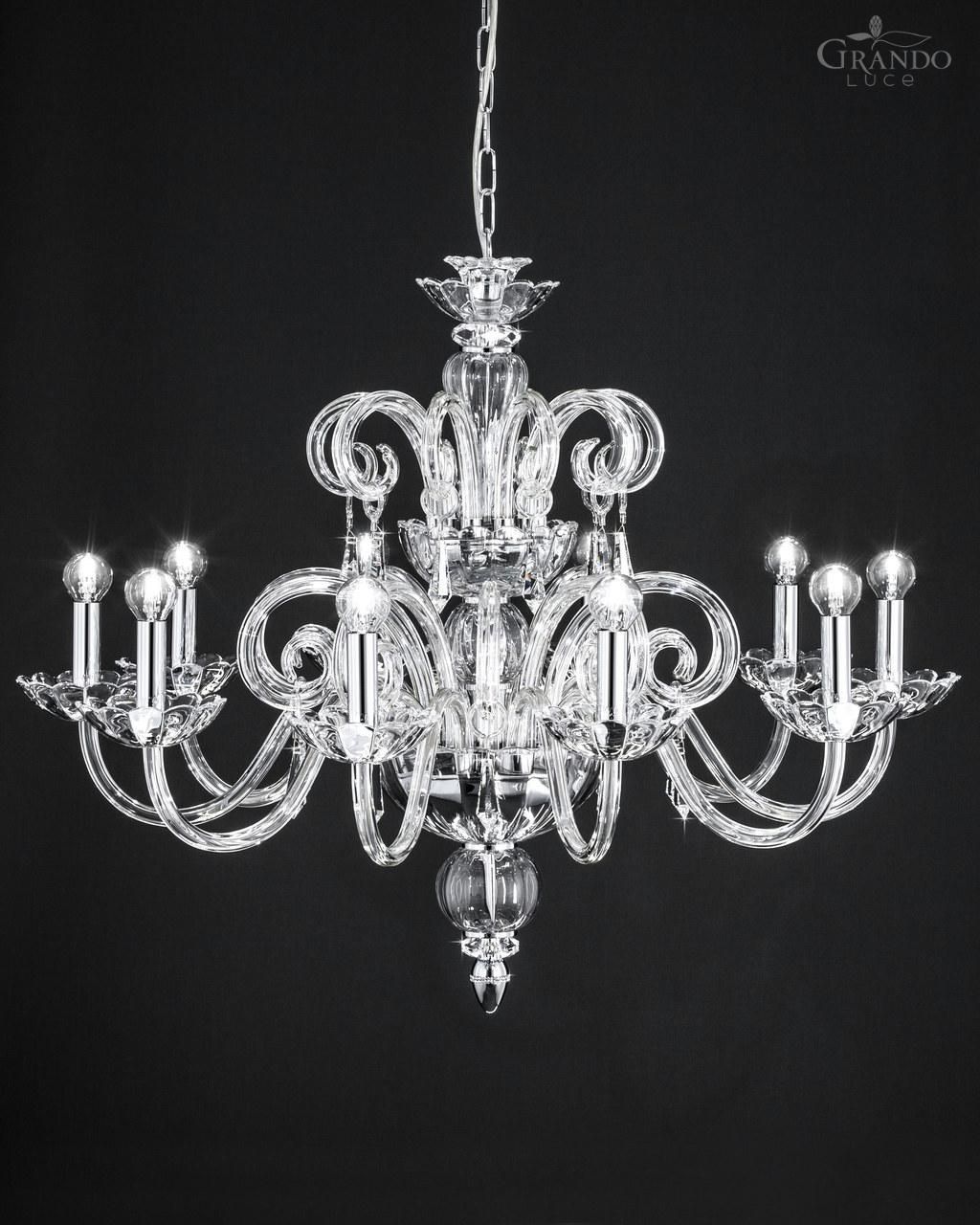 Inspiration about 12210 Ch Chrome Crystal Chandelier With Swarovski Spectra Crystal Inside Chrome And Crystal Chandelier (#7 of 12)