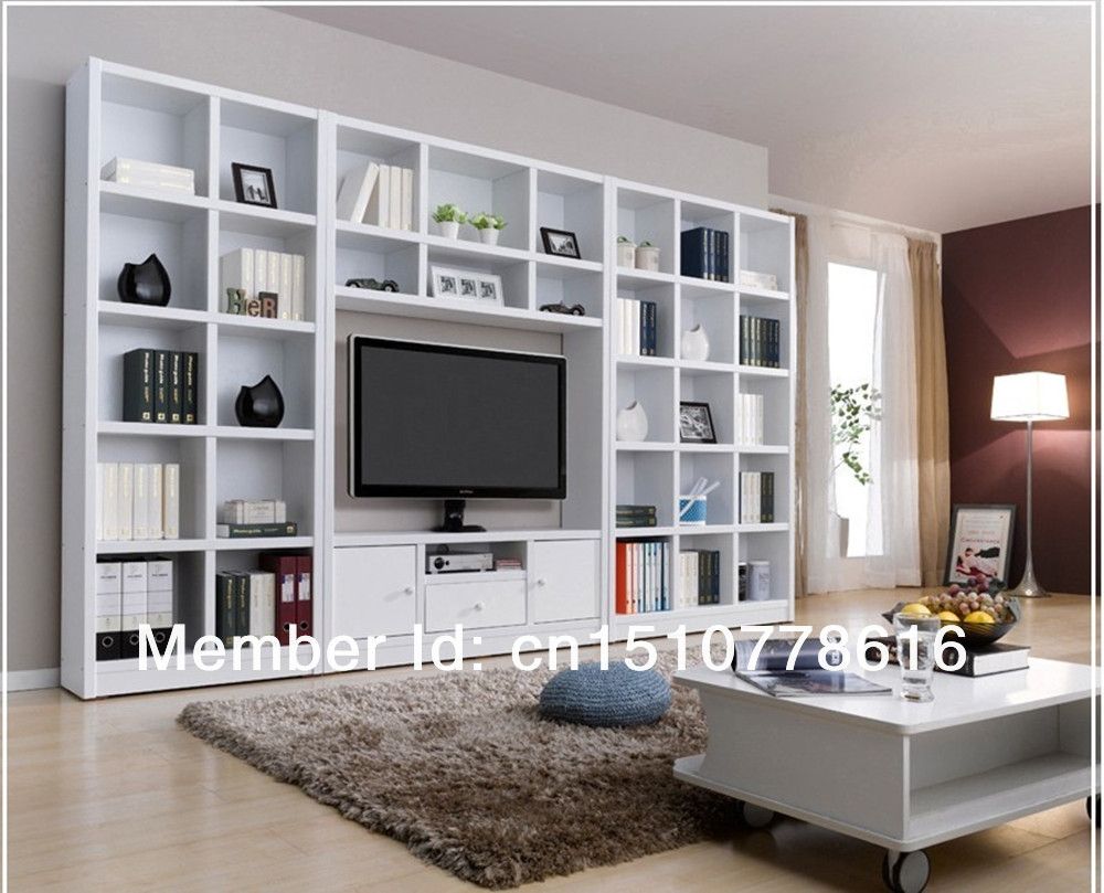 Inspiration about Combination Bookcase Tv Cabinet Brief Bookshelf Tv Cabinet Wine With Bookcase Tv (#3 of 15)