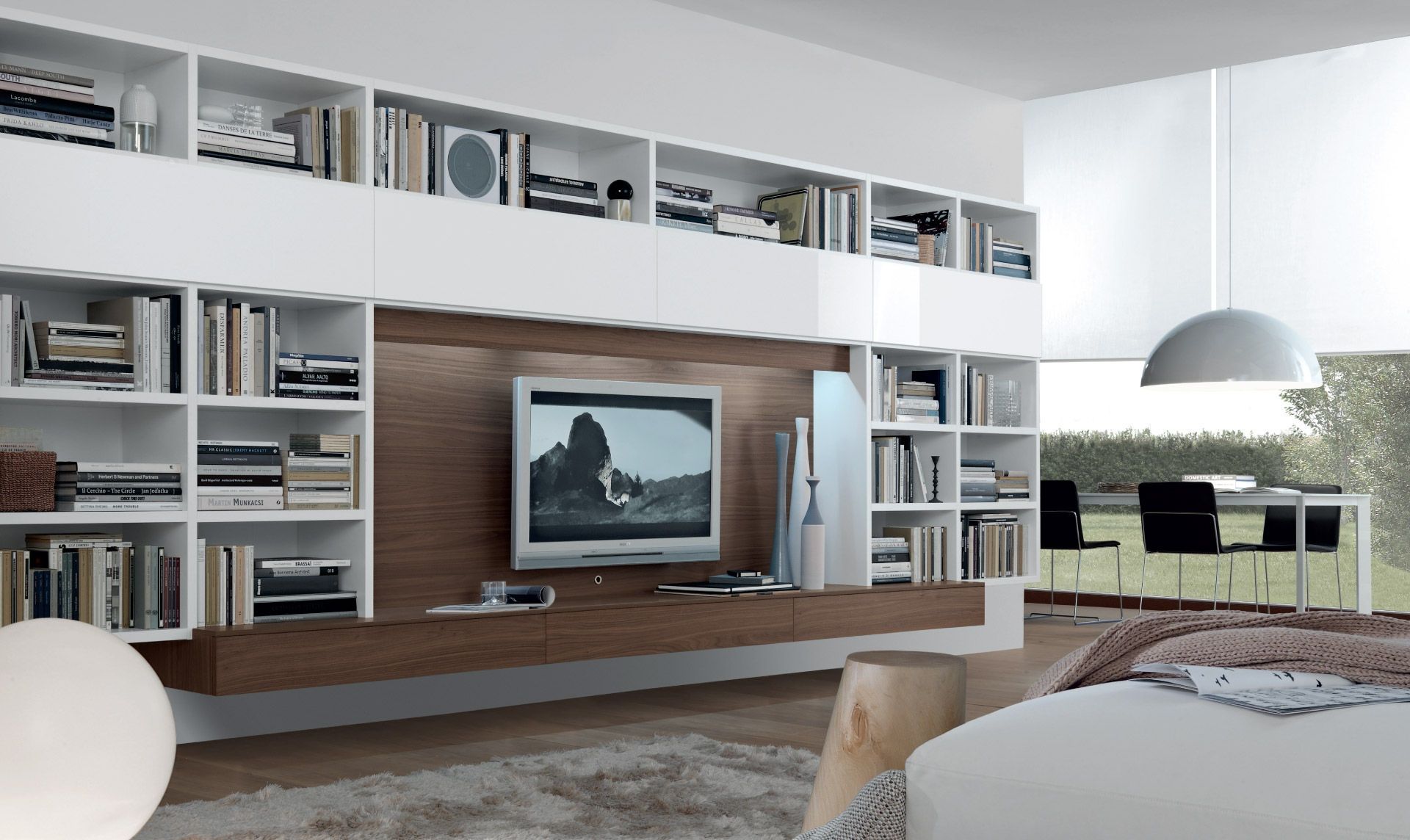Inspiration about Contemporary Tv Wall Unit Open System Jesse Intended For Tv Bookcase Unit (#5 of 15)