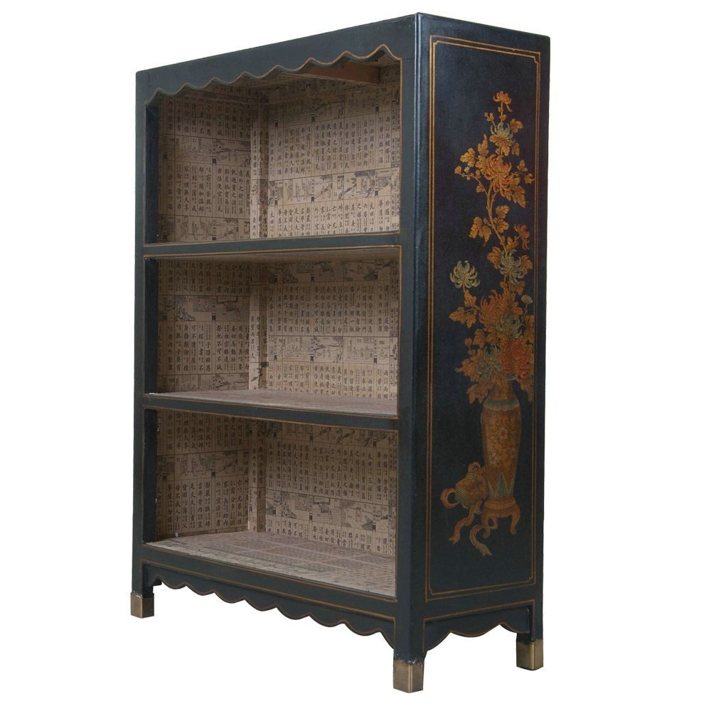 Popular Photo of Hand Painted Bookcase