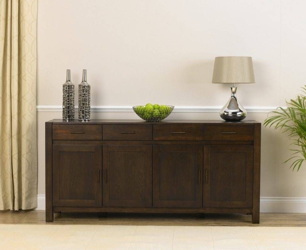 Inspiration about Sideboard Buy Mark Harris Verona Solid Dark Oak Extra Large Intended For Most Up To Date Dark Oak Sideboards (#9 of 15)