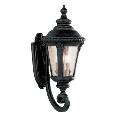 Inspiration about Bel Air Lighting Commons 1 Light Black Outdoor Wall Within Meunier Glass Outdoor Wall Lanterns (#7 of 20)