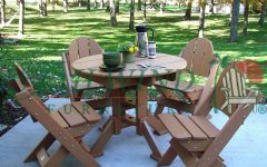 Green Cedar Dining Chairs