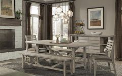 Transitional Driftwood Casual Dining Tables