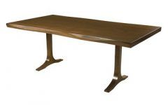 Geneve Maple Solid Wood Pedestal Dining Tables