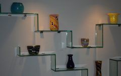 Glass Shelves Living Room