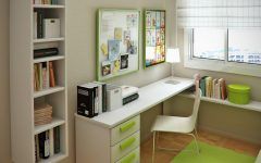 Study Desk with Bookshelf