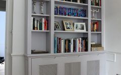 Radiator Cover with Bookcase Above