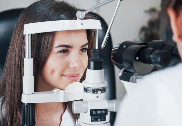 Consult with a doctor for an eye exam