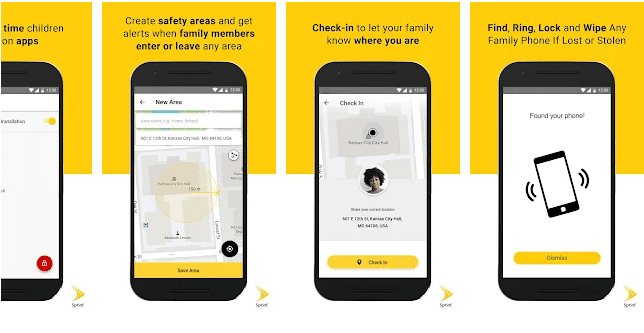 sprint family locator app for android